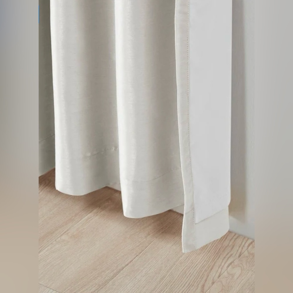 Madison Park Natalie Twist Tab Total Blackout Window Curtain Panel 50x84 4Panels - Picture 5 of 10